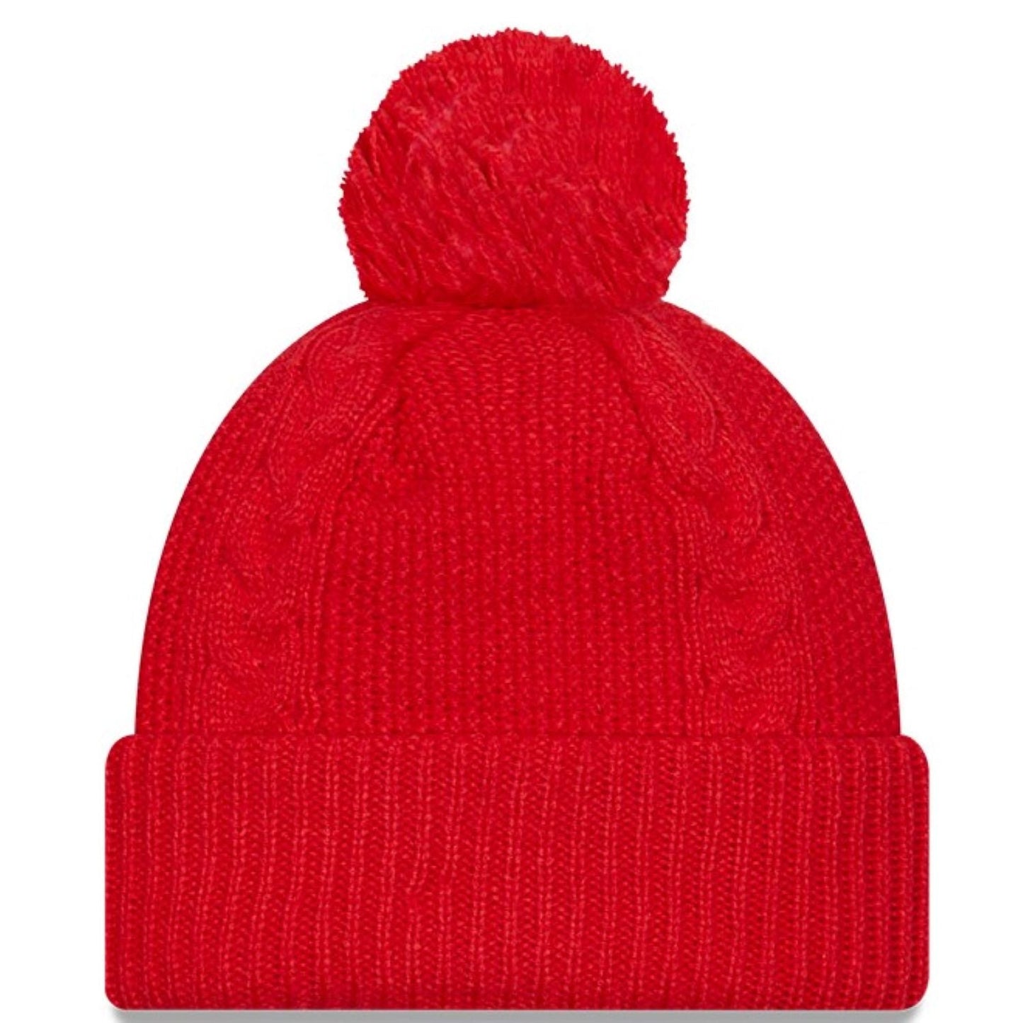 New Era NBA Toronto Raptors Cabled Red Cuffed Knit Hat