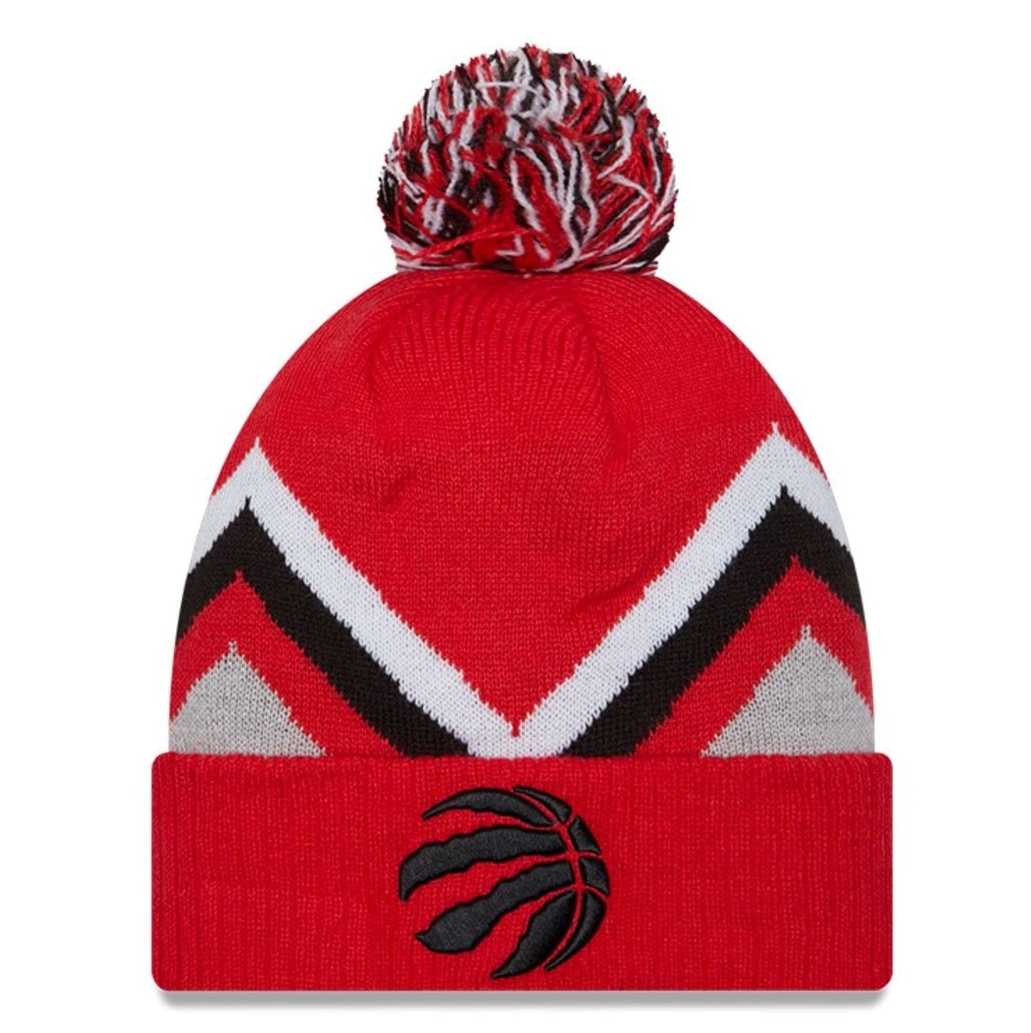 New Era NBA Toronto Raptors Red Zigzag Cuffed Knit Hat