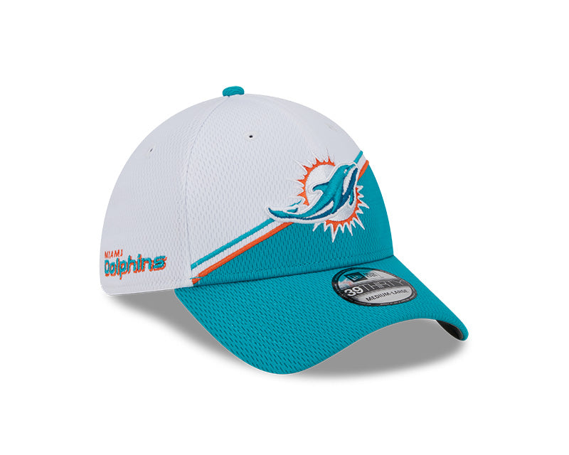 Miami Dolphins New Era 2023 NFL Sideline 39THIRTY Hat