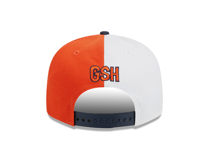 Men's New Era Orange/Navy Chicago Bears 2023 Sideline Primary Logo 9FIFTY Snapback Hat