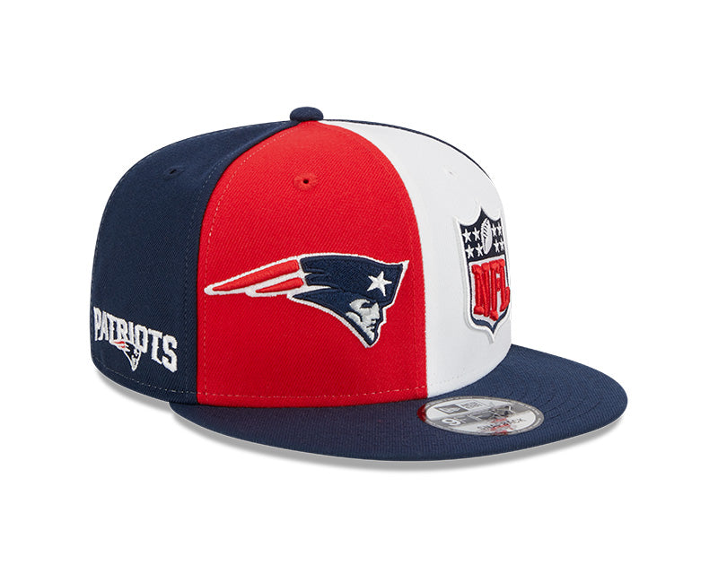 Men's New Era Red/Navy New England Patriots 2023 Sideline 9FIFTY Snapback Hat
