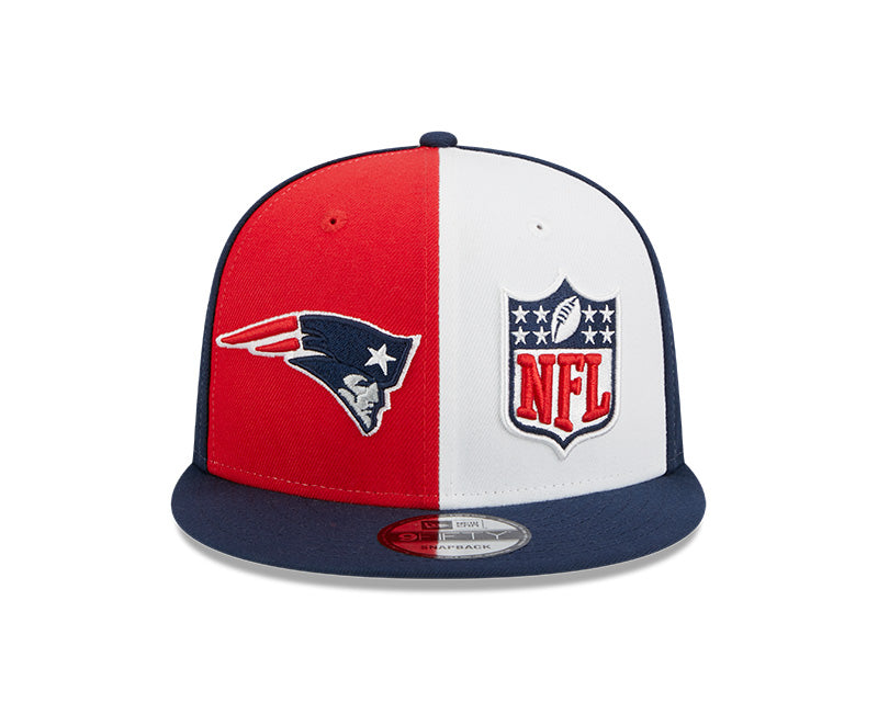 Men's New Era Red/Navy New England Patriots 2023 Sideline 9FIFTY Snapback Hat