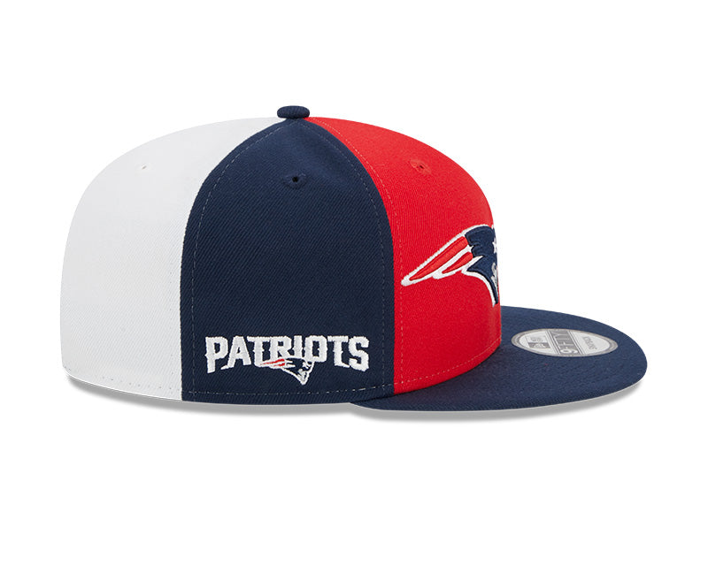 Men's New Era Red/Navy New England Patriots 2023 Sideline 9FIFTY Snapback Hat
