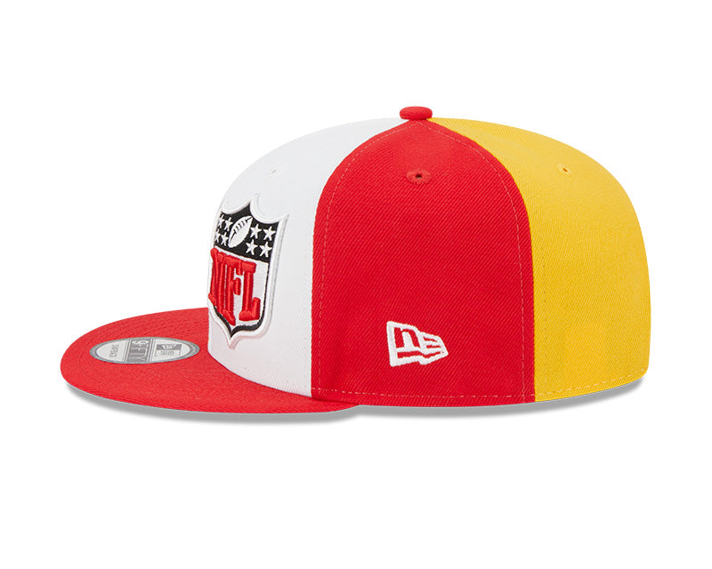 Men's New Era Gold/Red Kansas City Chiefs 2023 Sideline 9FIFTY Snapback Hat