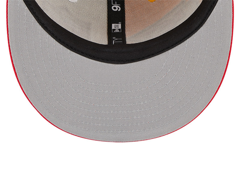 Men's New Era Gold/Red Kansas City Chiefs 2023 Sideline 9FIFTY Snapback Hat