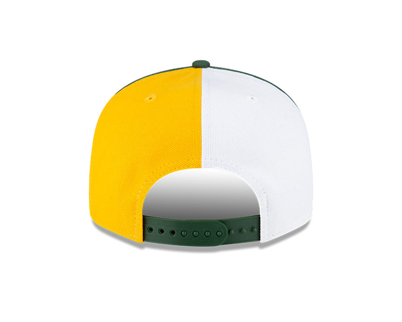 Men's New Era Gold/Green Green Bay Packers 2023 Sideline 9FIFTY Snapback Hat