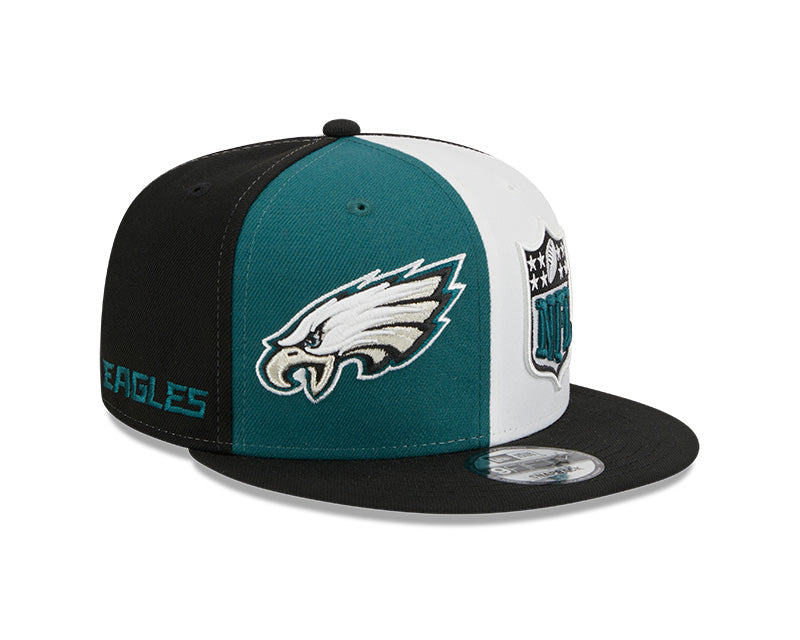 Men's New Era Midnight Green/Black Philadelphia Eagles 2023 Sideline 9FIFTY Snapback Hat
