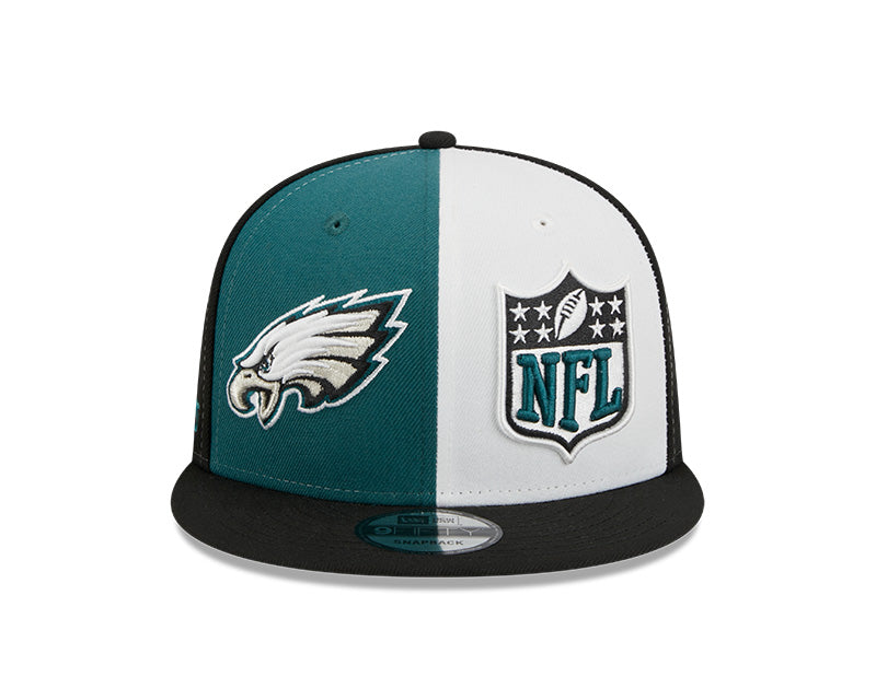Men's New Era Midnight Green/Black Philadelphia Eagles 2023 Sideline 9FIFTY Snapback Hat