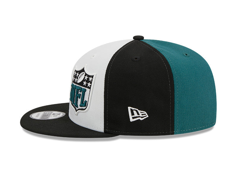 Men's New Era Midnight Green/Black Philadelphia Eagles 2023 Sideline 9FIFTY Snapback Hat