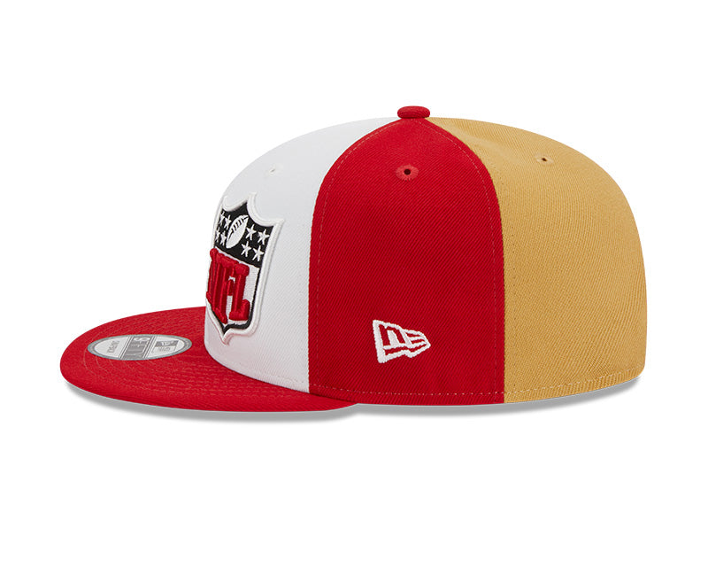 Men's New Era Gold/Scarlet San Francisco 49ers 2023 Sideline 9FIFTY Snapback Hat