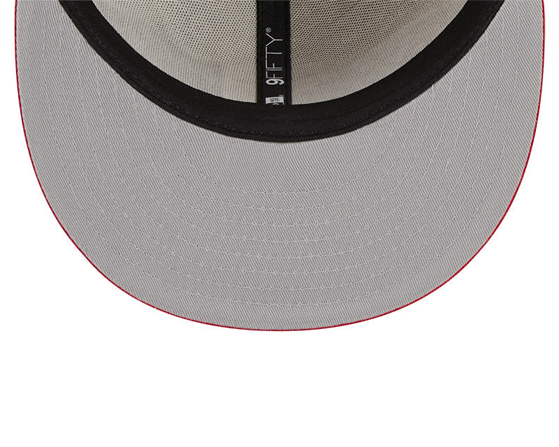 Men's New Era Gold/Scarlet San Francisco 49ers 2023 Sideline 9FIFTY Snapback Hat