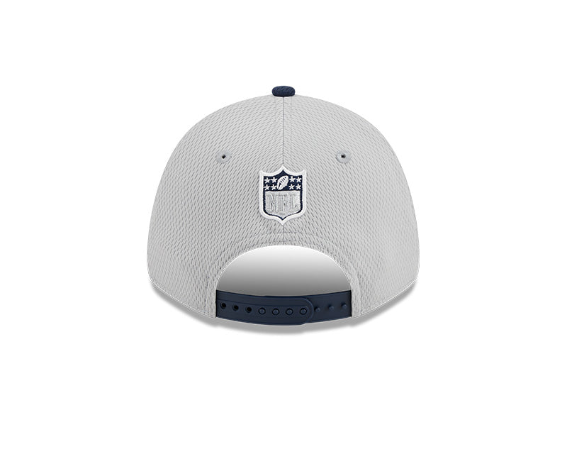 Men's New Era Gray/Navy Dallas Cowboys 2023 Sideline 9FORTY Adjustable Hat