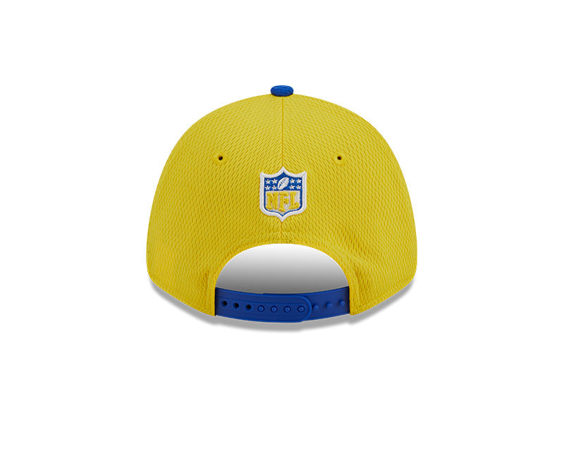 Los Angeles Rams New Era 2023  Sideline 9FORTY Adjustable Hat - Yellow/Blue