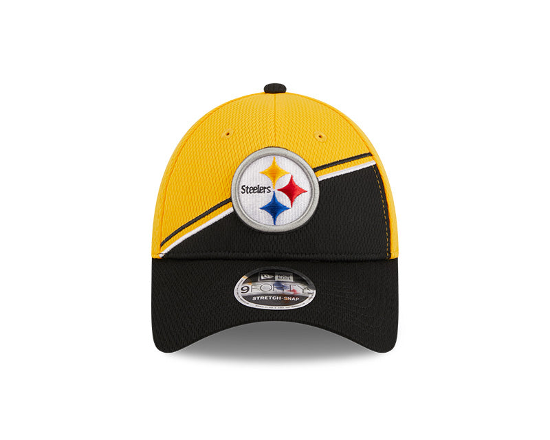 Pittsburgh Steelers New Era 2023 Sideline 9FORTY Adjustable Hat - Yellow/Black