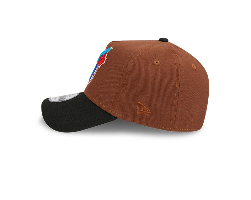 Men's New Era Toronto Blue Jays 9FORTY 1999 World Series Brown Harvest Adjustable Hat