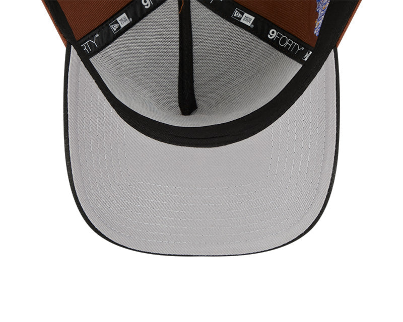 Men's New Era Toronto Blue Jays 9FORTY 1999 World Series Brown Harvest Adjustable Hat