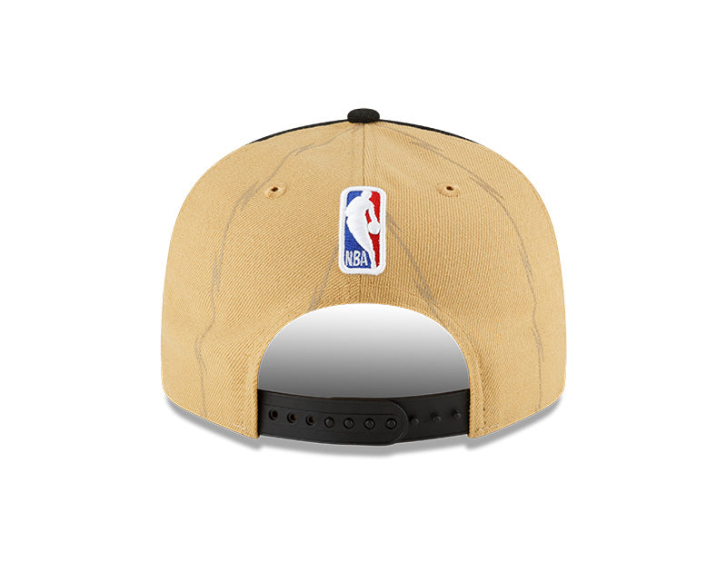 New Era Tan/Black Toronto Raptors 2023/24 City Edition Official 9FIFTY Snapback Hat