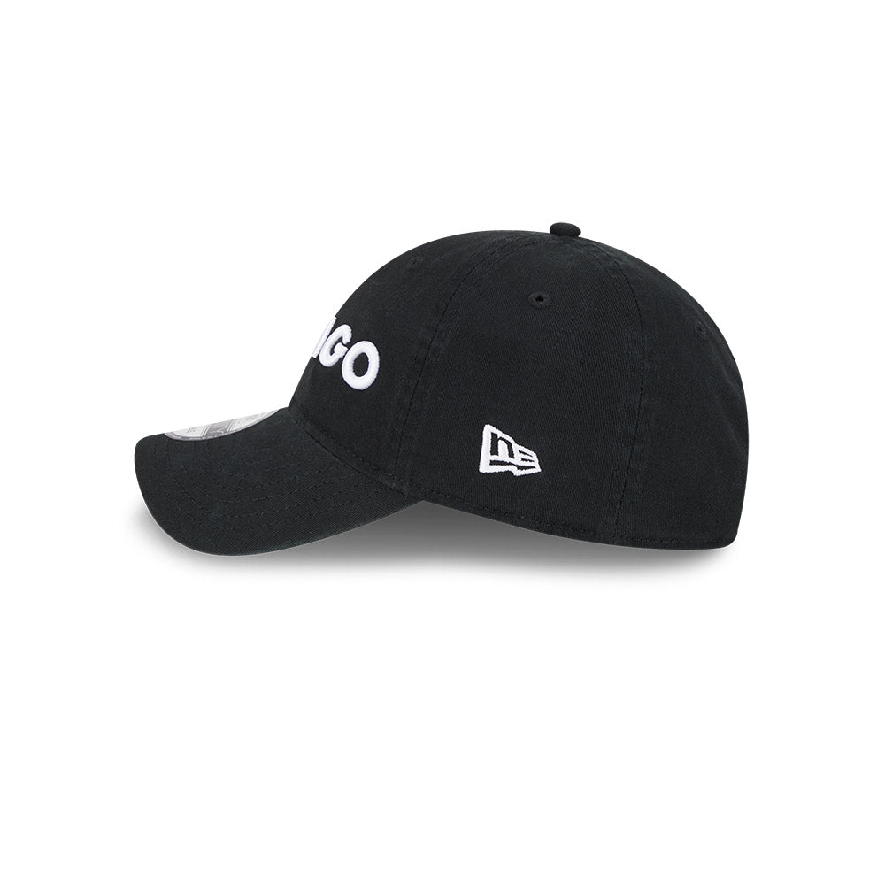 Men's New Era Black Chicago Bulls 2023/24 City Edition 9TWENTY Adjustable Hat
