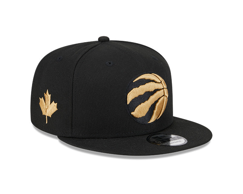 New Era Black Toronto Raptors 2023/24 City Edition Alternate 9FIFTY Snapback Hat