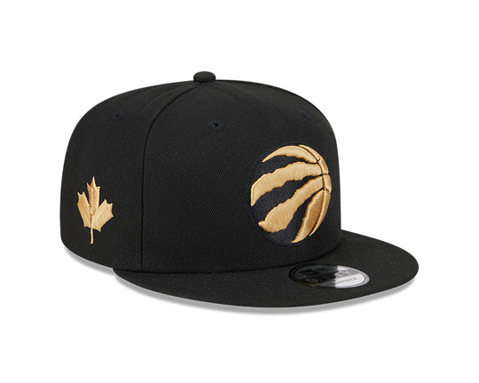 New Era Black Toronto Raptors 2023/24 City Edition Alternate 9FIFTY Snapback Hat