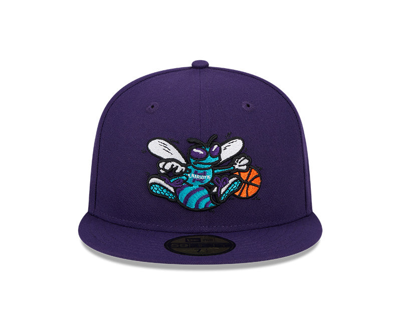New Era Charlotte Hornets Purple 59FIFTY Fitted Hat