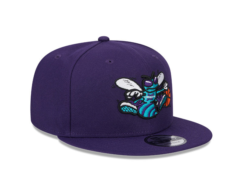 New Era Charlotte Hornets Purple 9FIFTY Snapback Hat