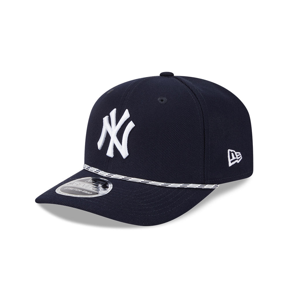 New Era 9SEVENTY New York Yankees Multi-Rope Stretch-Snap Hat - Navy