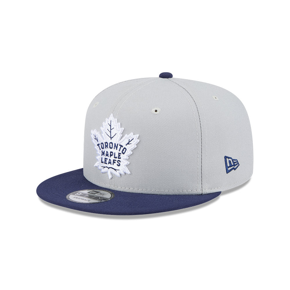 New Era 9FIFTY Toronto Maple Leafs Two Toned Color Pack Adjustable Cap - Navy