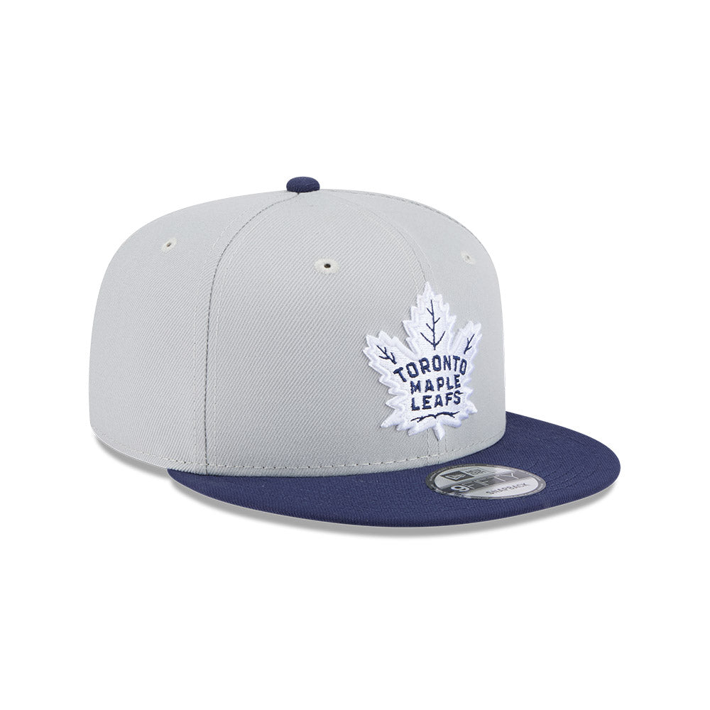 New Era 9FIFTY Toronto Maple Leafs Two Toned Color Pack Adjustable Cap - Navy