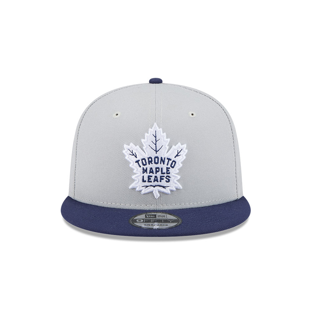 New Era 9FIFTY Toronto Maple Leafs Two Toned Color Pack Adjustable Cap - Navy