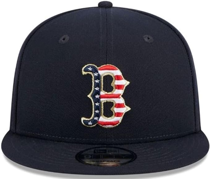 New Era MLB Boston Red Sox Fourth of July 9FIFTY Adjustable Snapback Hat - Navy