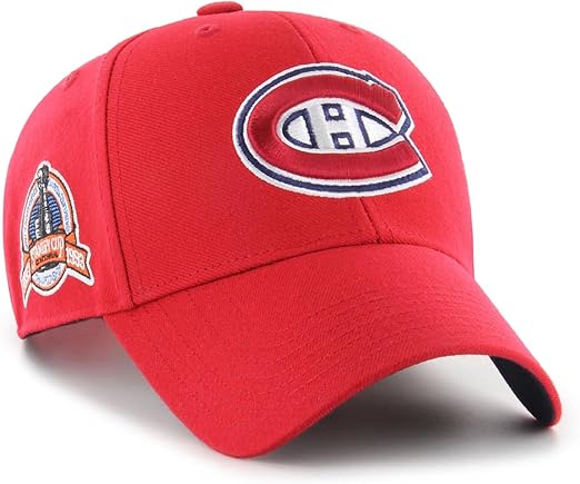 '47 NHL Montreal Canadiens Sure Shot MVP 1993 Stanley Cup Sidepatch Adjustable Cap - Red