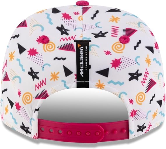 New Era 9SEVENTY Oscar Piastri # 81 McLaren F1 Team Adjustable Snapback Cap - White