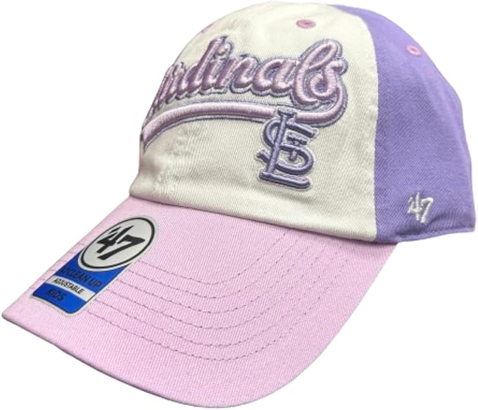 '47 MLB Youth St. Louis Cardinals Scooter Clean Up Adjustable Hat - Purple