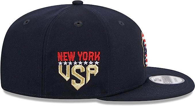 New Era York Yankees 9Fifty Fourth of July Flat Snapback Adjustable Hat - Navy
