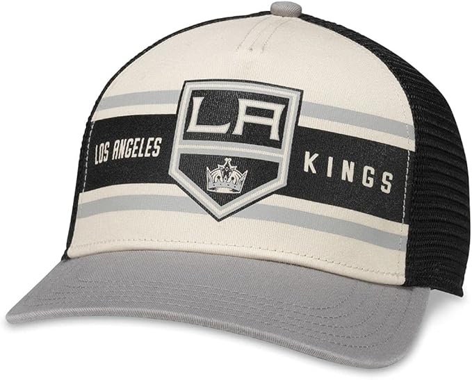 American Needle NHL Los Angeles Kings Sinclair Collection - Black/ Ivory/ Grey