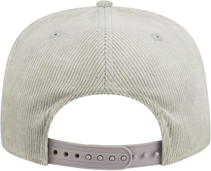 New Era NBA Toronto Raptors Corduroy Golfer Adjustable Snapback Hat - Grey