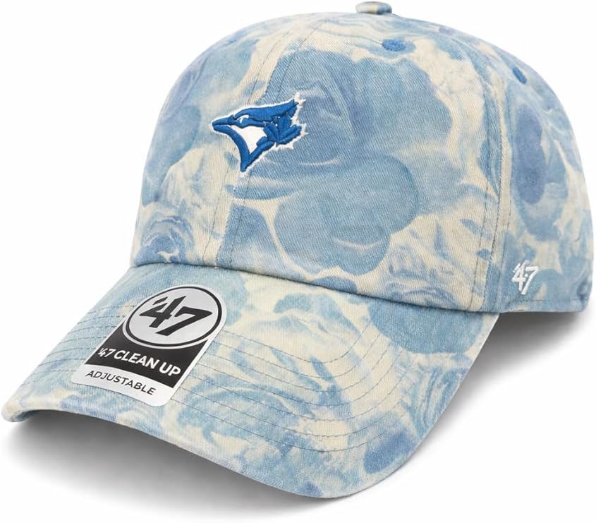 47 MLB Toronto Blue Jays Gardenia Clean Up Adjustable Hat - Floral Blue