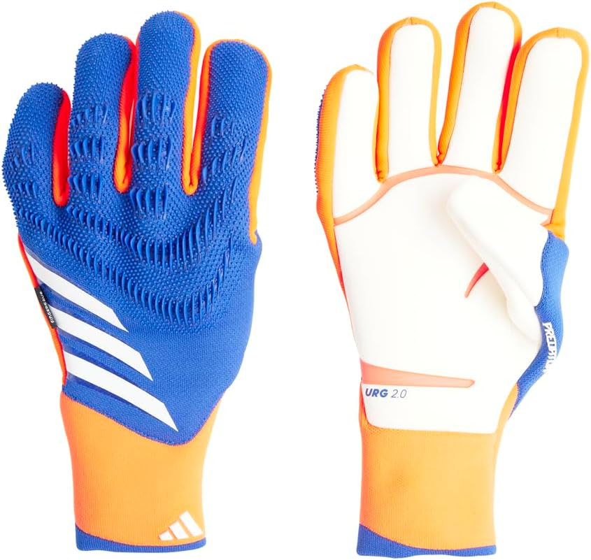 Adidas Predator Pro Fingersave Goalkeeper Gloves - Blue/Orange