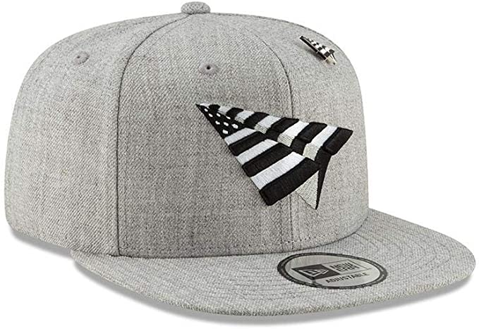 New Era Paper Planes Original Crown Adjustable Snapback Hat - Heather Grey