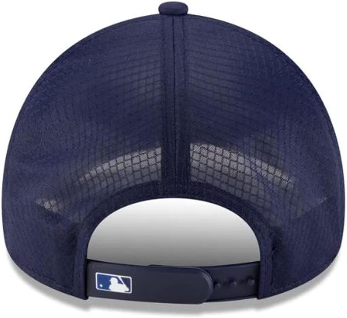 New Era MLB Toronto Blue Jays 2026 Batting Practice 9FORTY APEX Adjustable Trucker Hat - Navy Blue