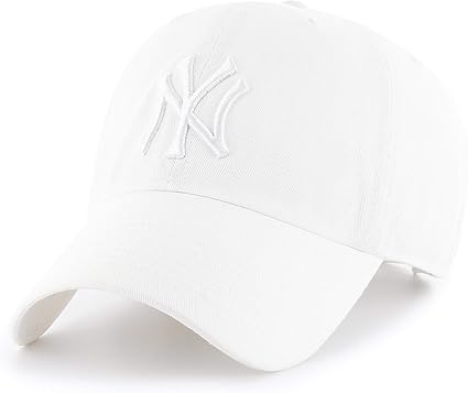 '47 Clean Up MLB New York Yankees Adjustable Hat - White
