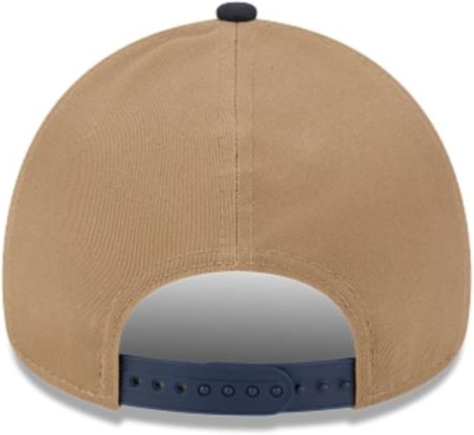New Era 9FORTY A-Frame MLB Toronto Blue Jays City Connect T Logo Adjustable Snapback Hat - Khaki