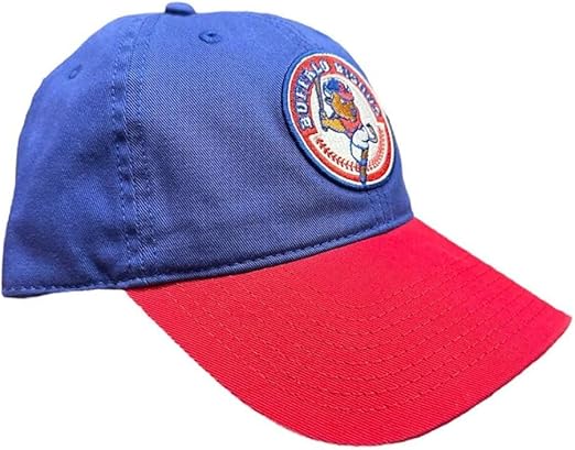 American Needle MiLB Buffalo Bisons Blue Line Adjustable Hat - Blue/Red