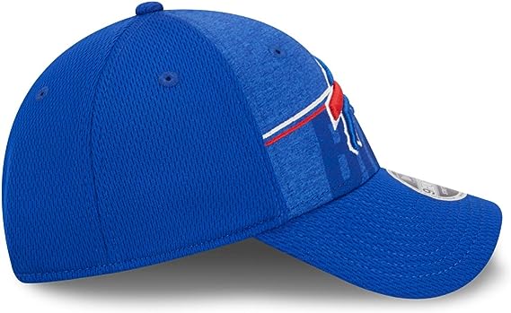 New Era Buffalo Bills Blue 9Forty Stretch Snap NFL Training Adjustable Cap - One Size