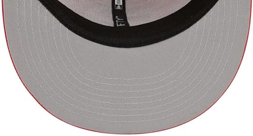New Era Men's Red Toronto Raptors Team Color Trucker 9FIFTY Snapback Hat
