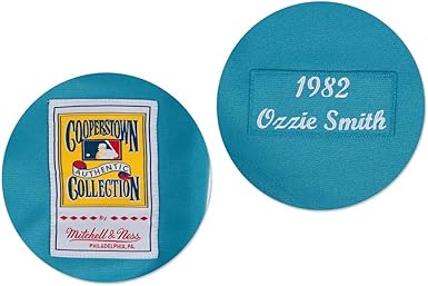 Mitchell & Ness Men's St. Louis Cardinals Ozzie Smith 1982 Cooperstown Collection Authentic Jersey - Blue