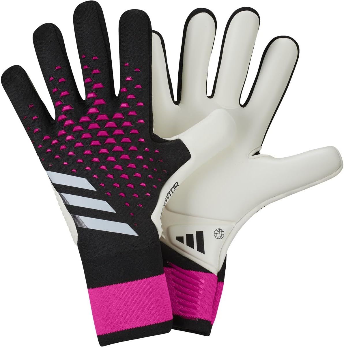 Adidas Predator GL Pro Goalkeeper Gloves - Black/Pink