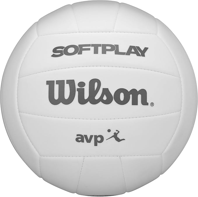 Wilson AVP Soft Play Volleyball - Official Size, White