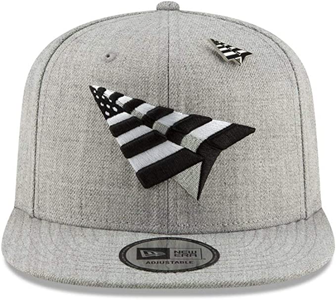 New Era Paper Planes Original Crown Adjustable Snapback Hat - Heather Grey